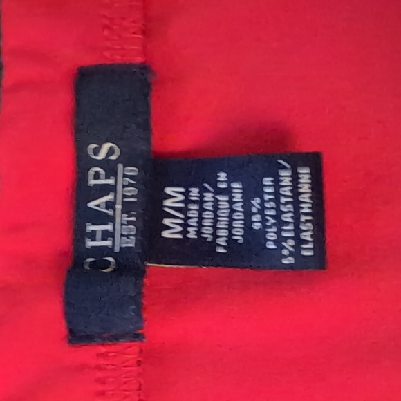 Chaps| Red Mermaid Midi Skirt Polyester Blend - Picture 8 of 13
